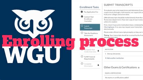 The WGU Enrollment Process : r/WGU .